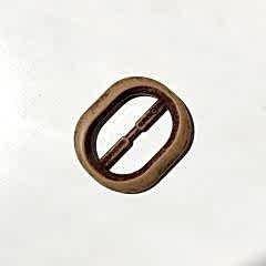 Ahşap Görünümlü Plastik Kemer Tokası 6x7 cm