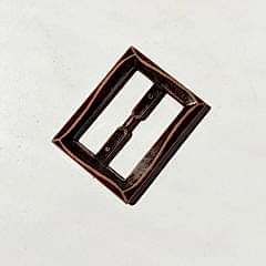 Ahşap Görünümlü Plastik Kemer Tokası 5x7 cm